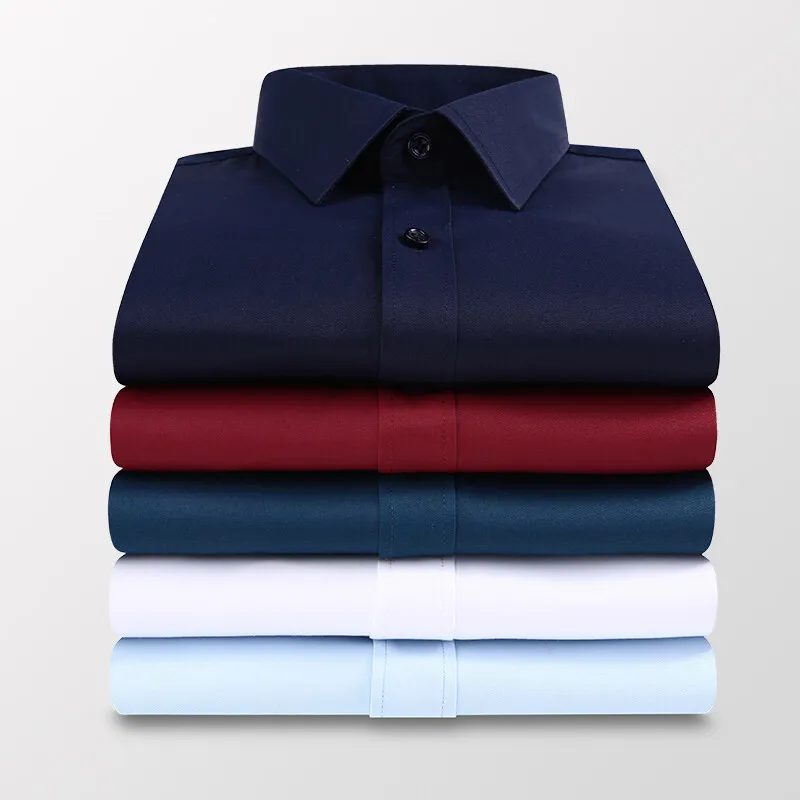 Men Formal Wear Black And White - Camisas Masculinas de Manga Longa 2026: