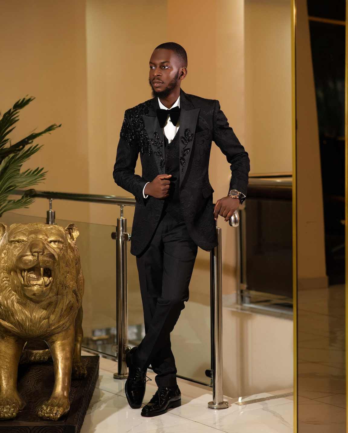 Men'S Formal Wear No Suit - Ternos Masculinos da Moda com Apliques,