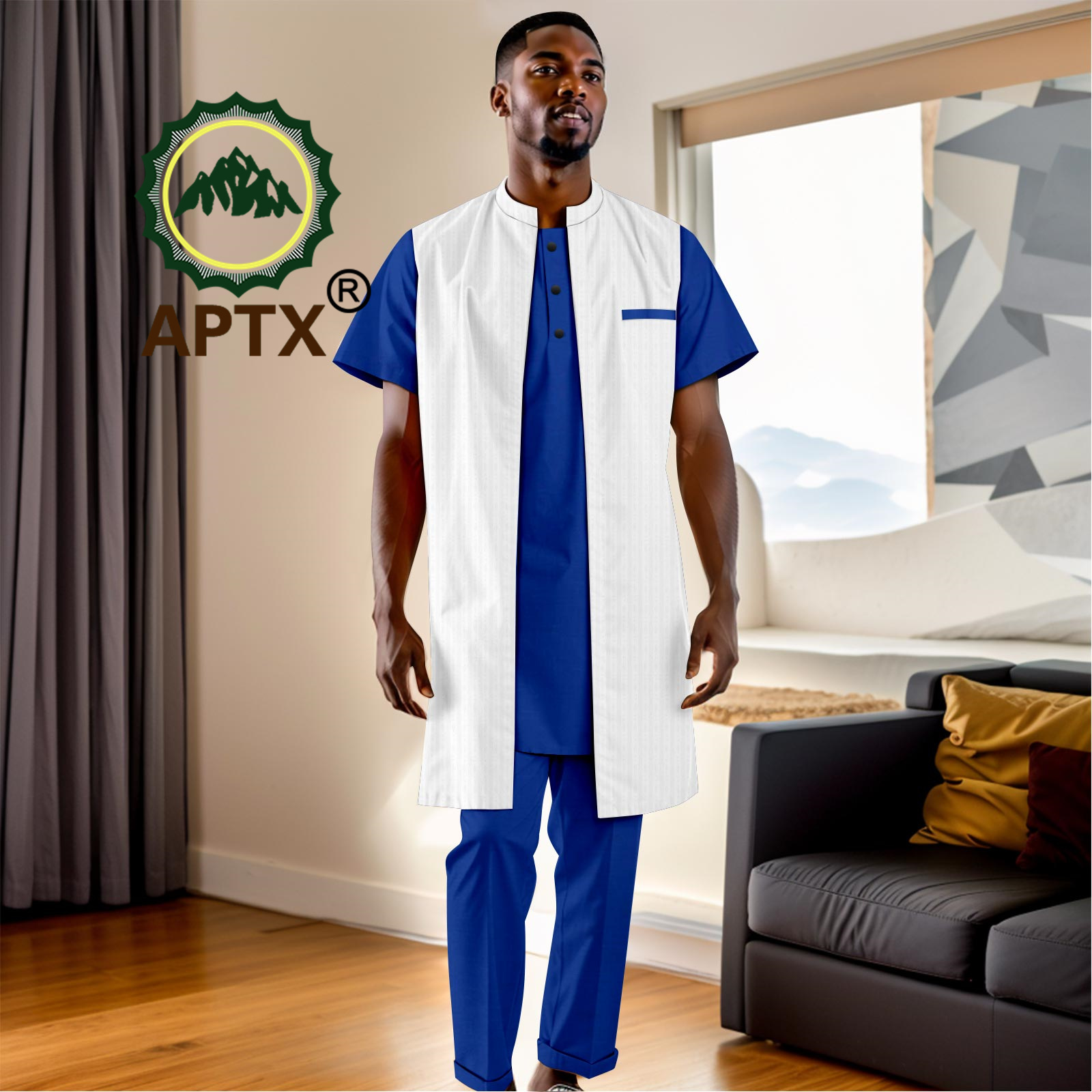 Men Formal Party Wear Shirt - Roupas africanas para homens terno tradicional