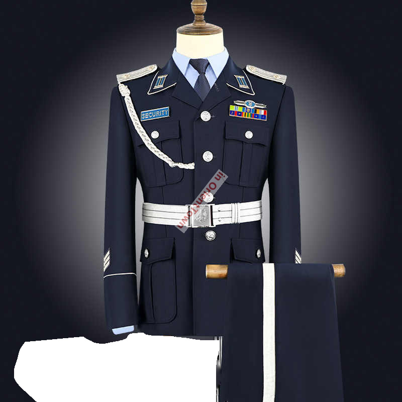 Estilo prussiano cor azul prof - Men Formal Wear Sale avaliação e preço