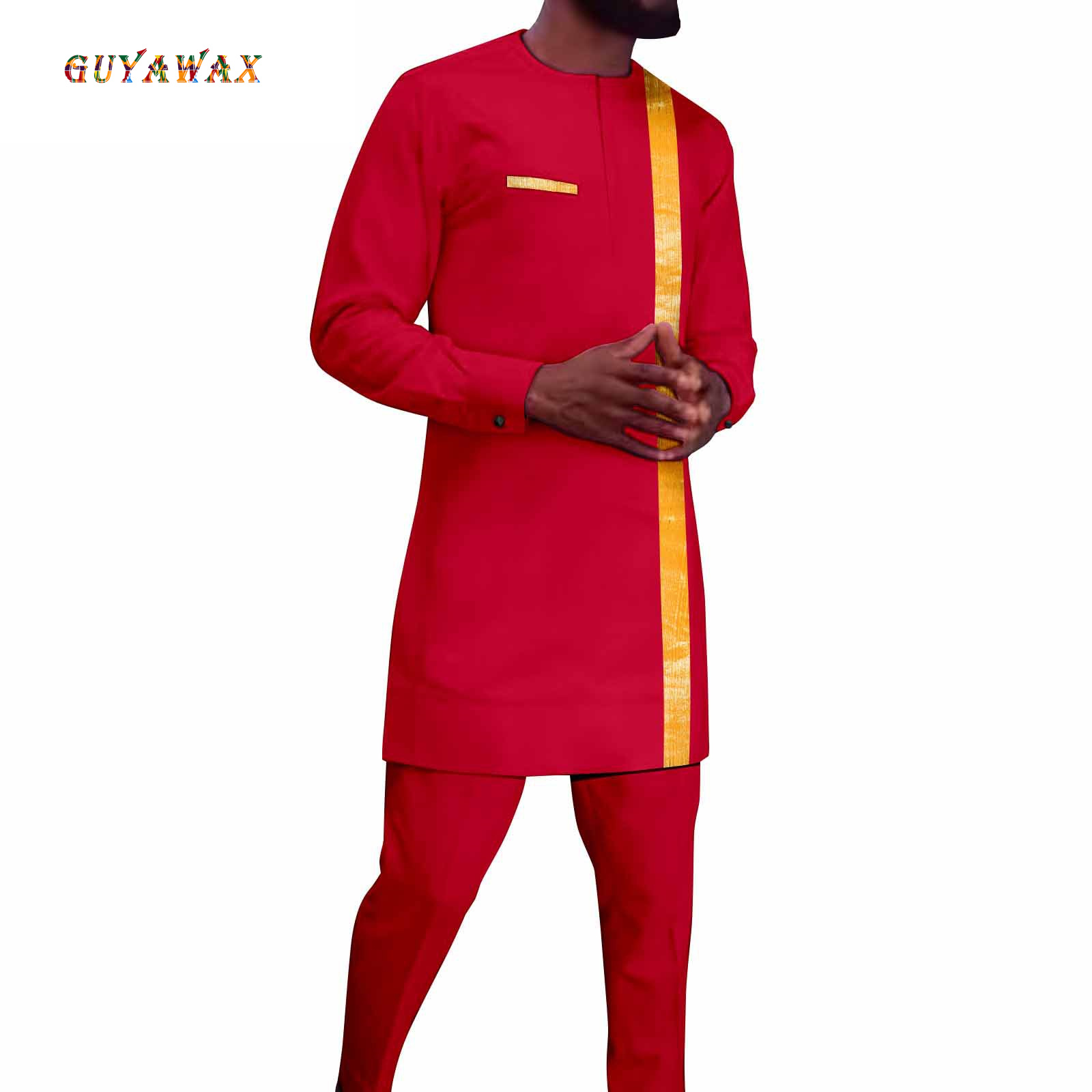 Roupas Africanas para Homens,  - Men Formal Party Wear Shirt avaliação e preço