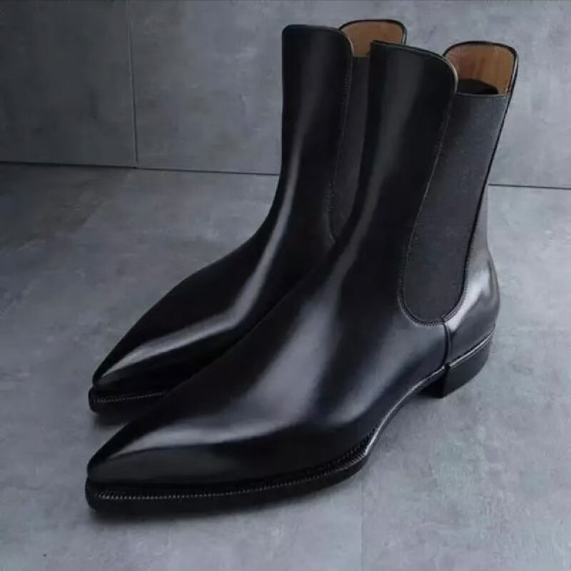 Moda masculina chelsea botas p - Men Formal Wear Brands avaliação e preço
