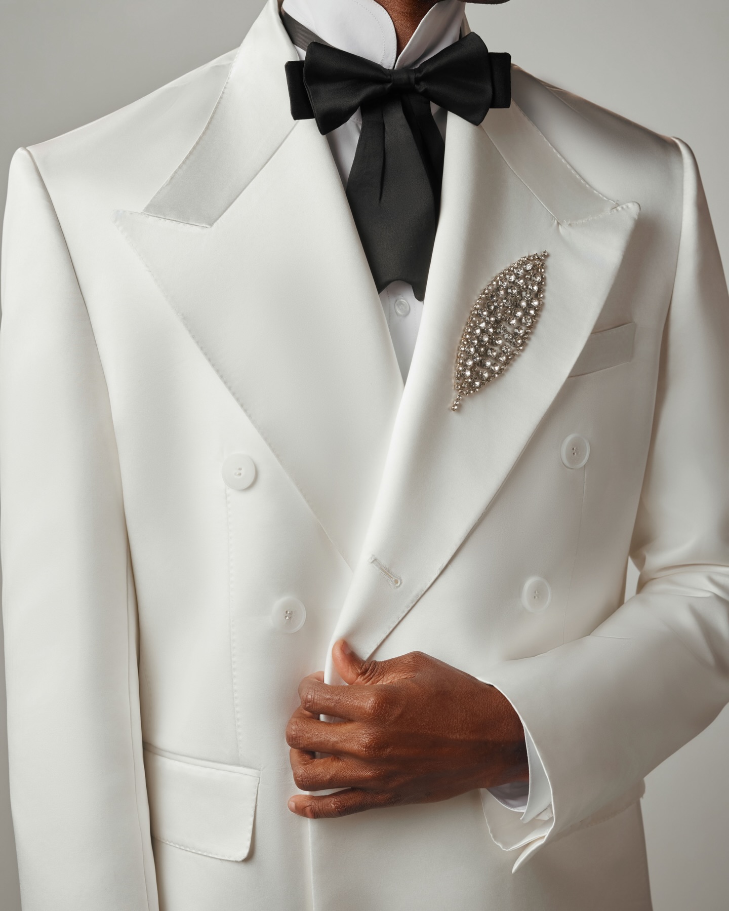 Conjunto de Terno Masculino Br - Men Formal Wear Black And White avaliação e preço