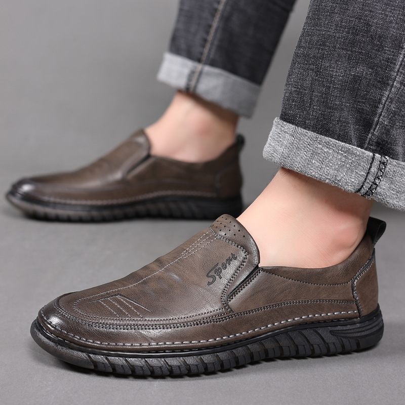 Sapatos de couro masculinos sa - Formal Upper Wear Men avaliação e preço
