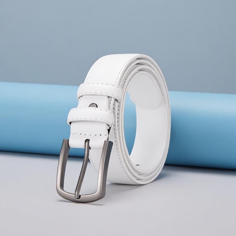 Cinto Formal Masculino, Branco - Men'S Formal Wear Belt avaliação e preço