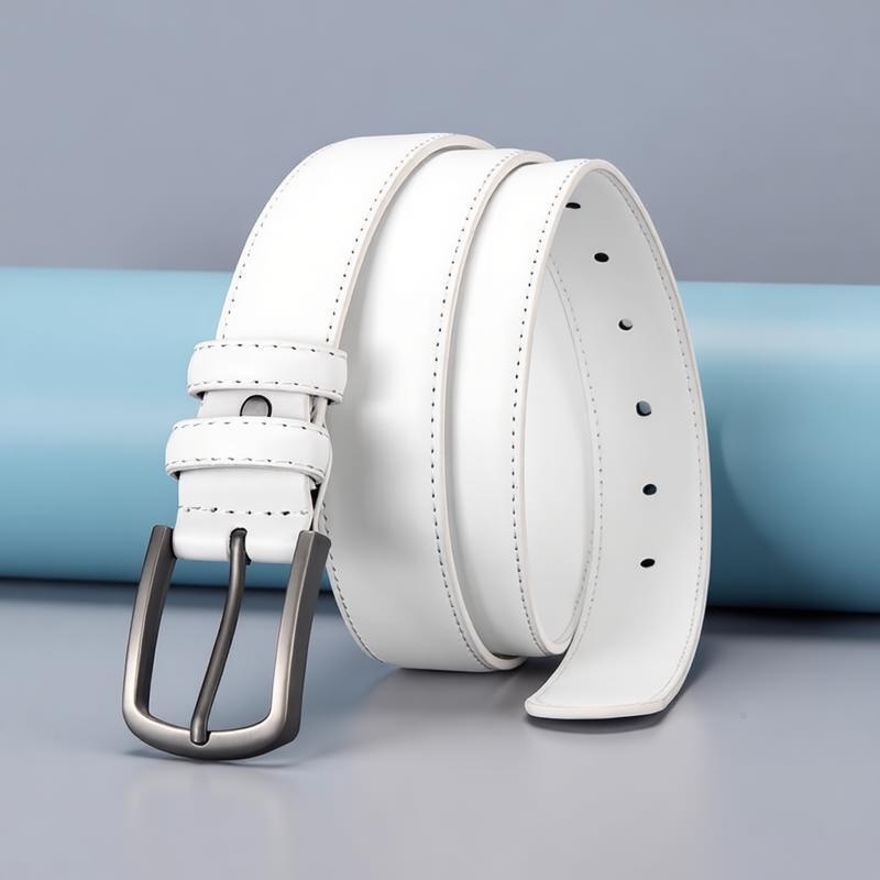 Cinto Formal Masculino, Branco - Men'S Formal Wear Belt avaliação e preço
