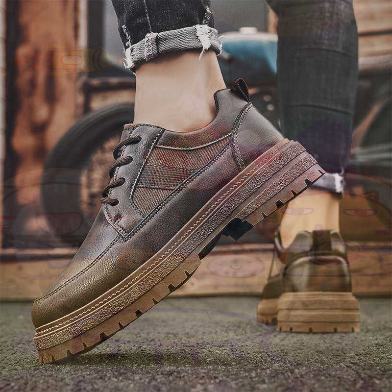 Escuro natural couro moda form - Formal Men Daily Wear Footwear avaliação e preço