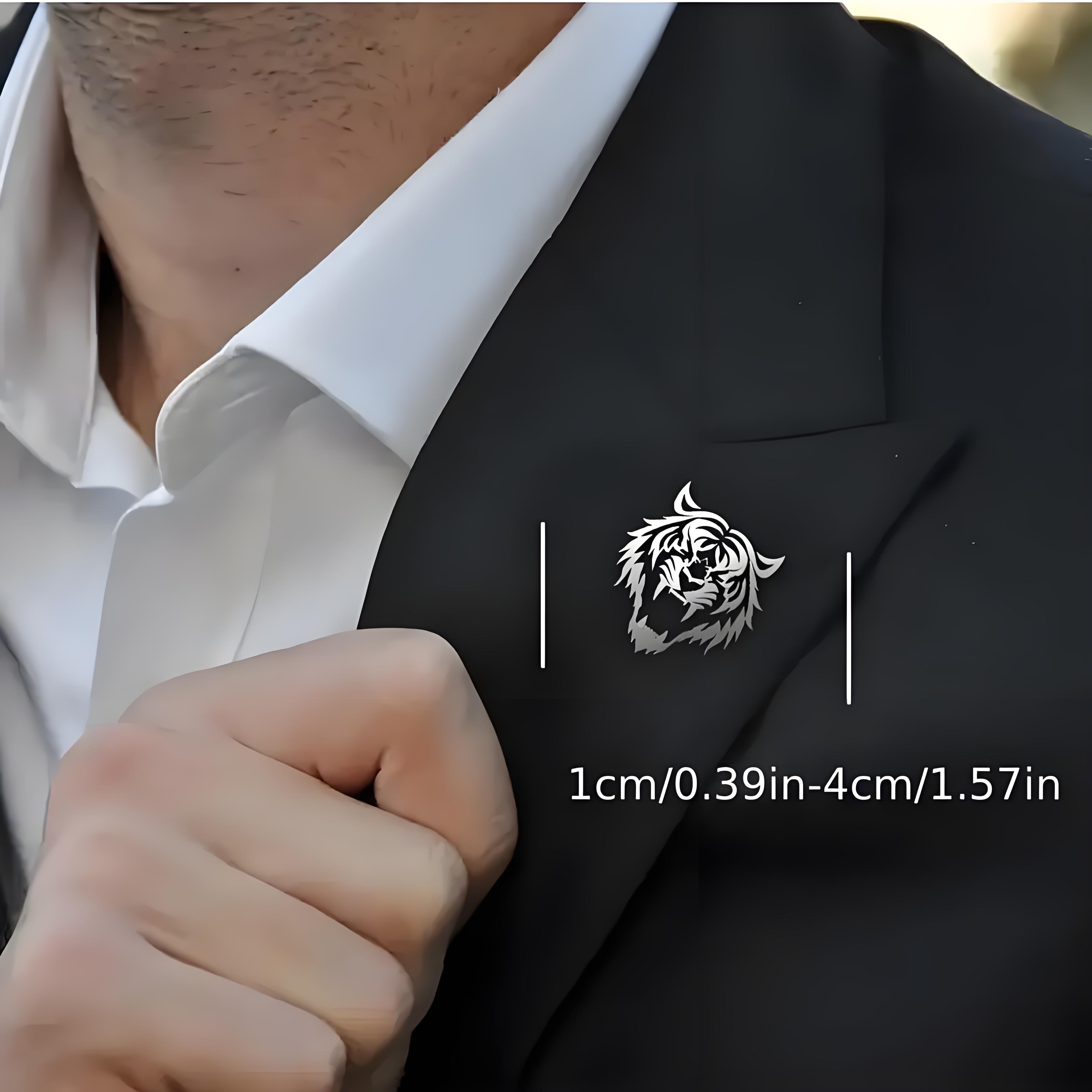Alfinete de lapela de cabeça d - Tuxedo Lapel Pin avaliação e preço