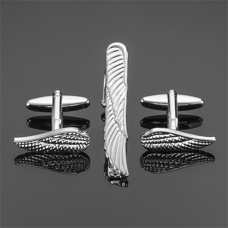 Conjunto de abotoaduras e clip - Dress Shirt French Cuff avaliação e preço
