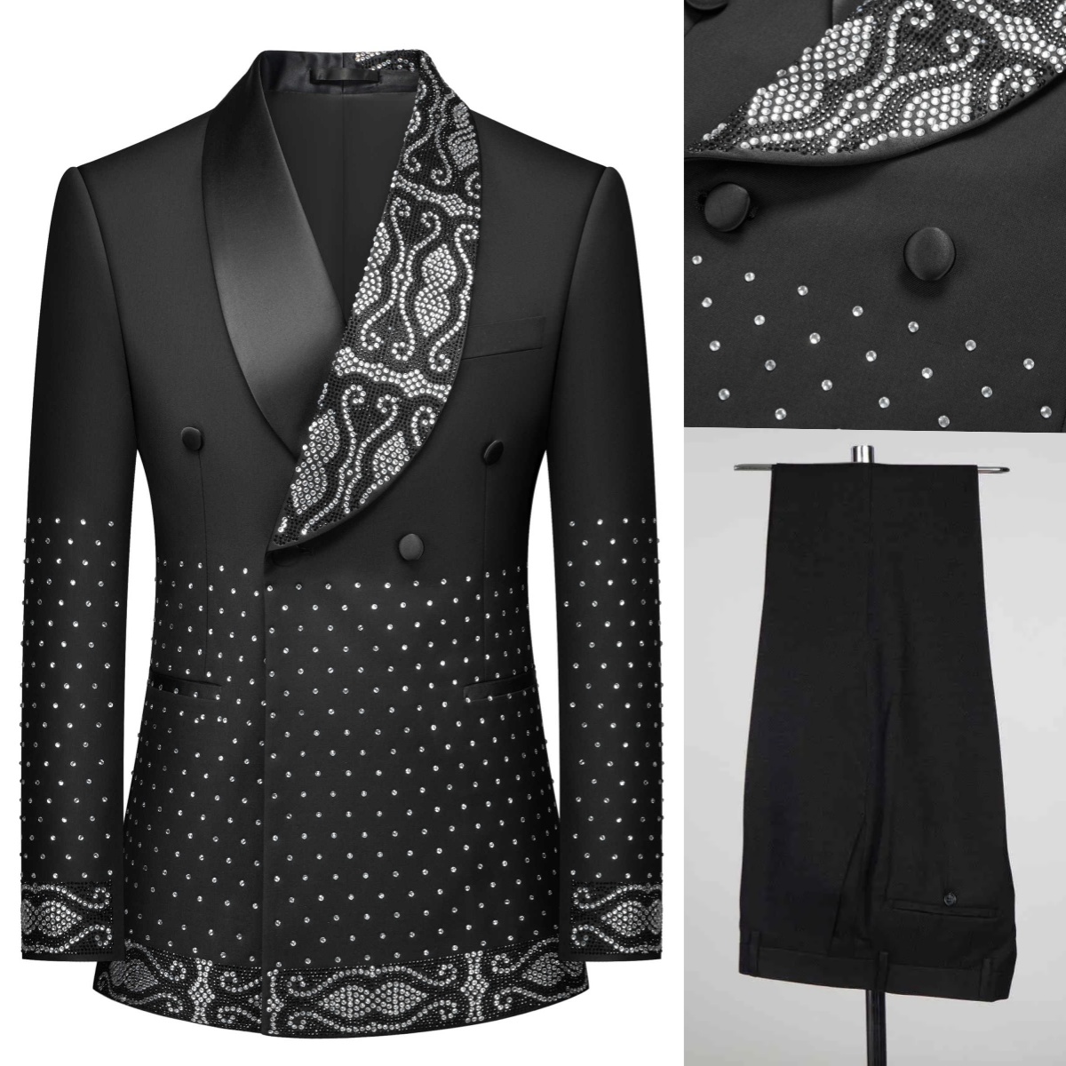 Imagem real terno masculino cr - Men'S Formal Wear No Suit avaliação e preço