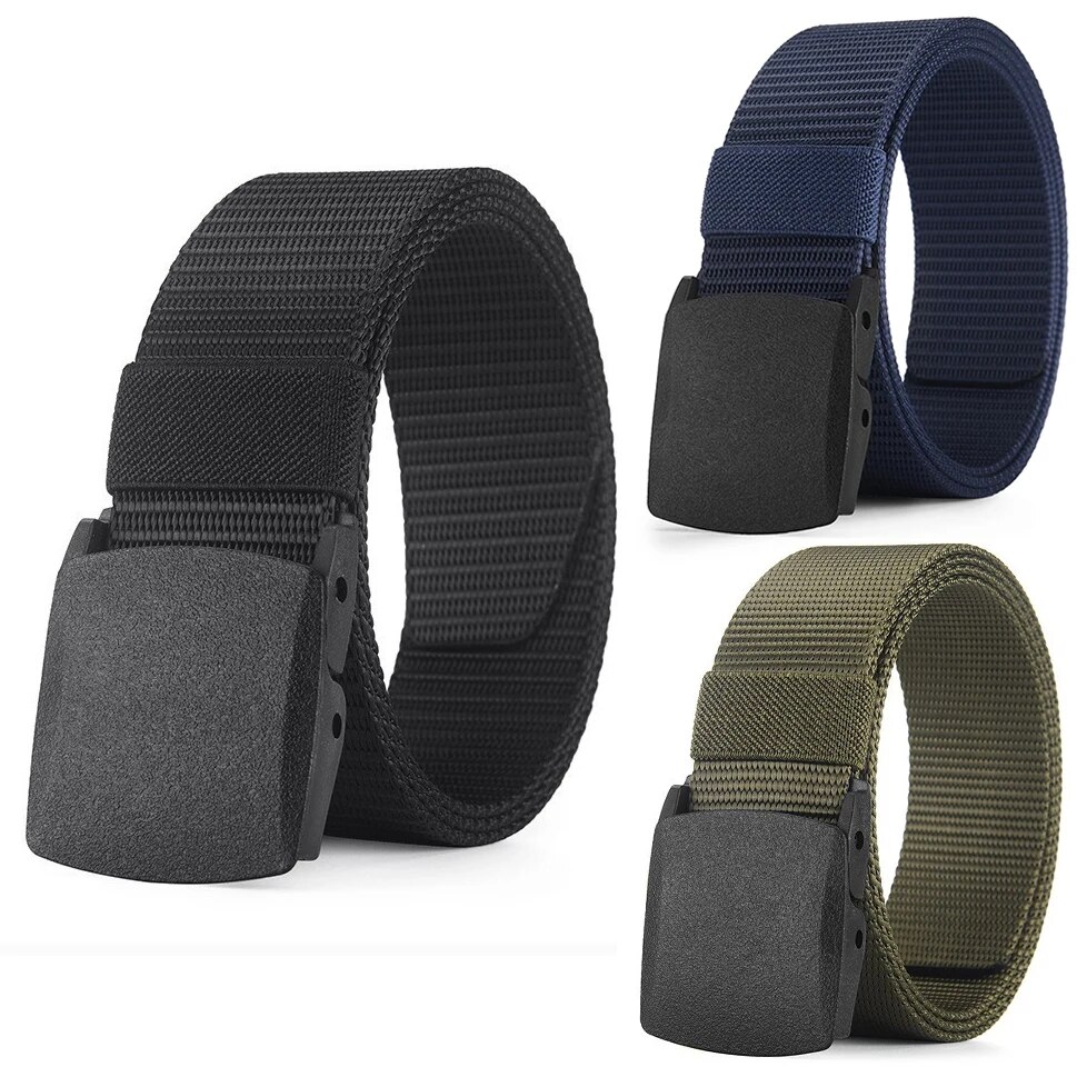 Cinto masculino casual de lona - Men'S Formal Wear Belt avaliação e preço