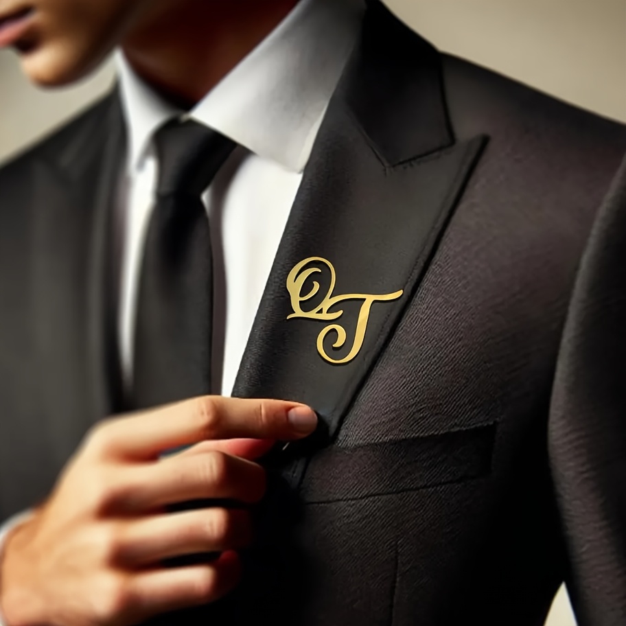 Monograma personalizado nome i - Tuxedo Lapel Pin avaliação e preço