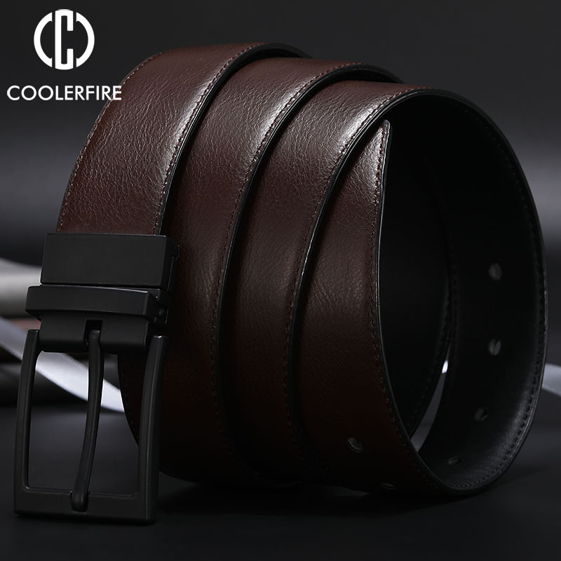 Cinto Masculino de Couro Genuí - Men'S Formal Wear Belt avaliação e preço