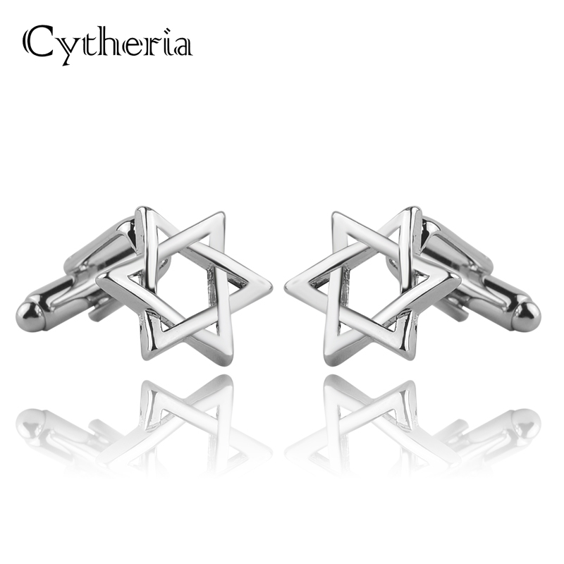 Abotoaduras estrela hexagonal  - Dress Shirt French Cuff avaliação e preço