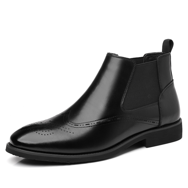 Botas Chelsea Brogue Masculina - Formal Upper Wear Men avaliação e preço