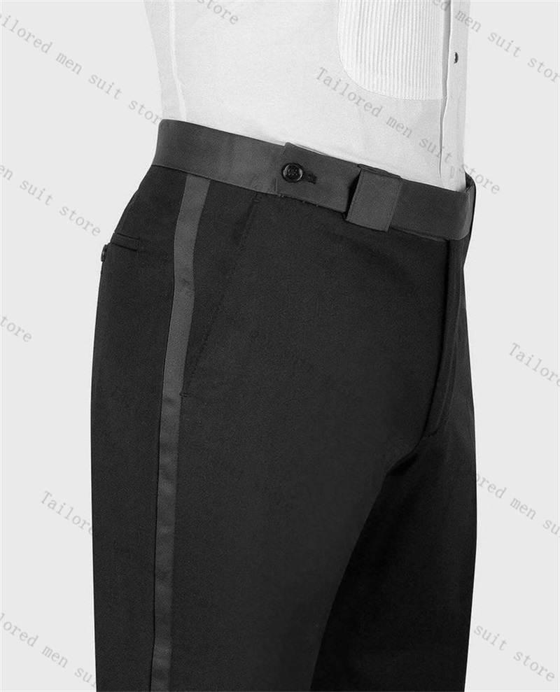 Conjunto de calças masculinas  - Men Formal Wear Black And White avaliação e preço