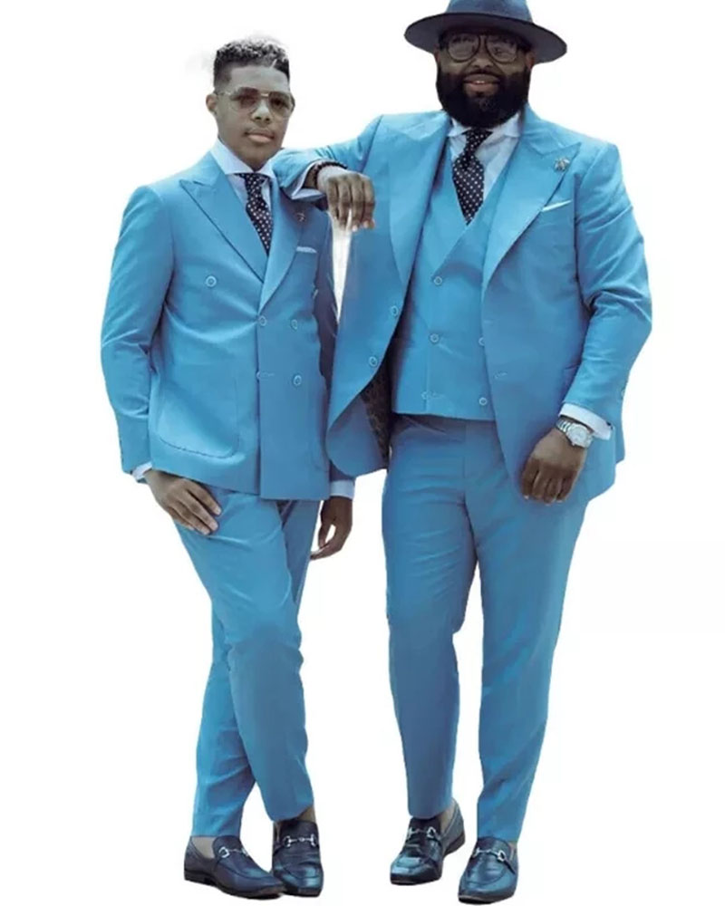 Venda quente céu azul pico lap - Men Formal Wear Sale avaliação e preço