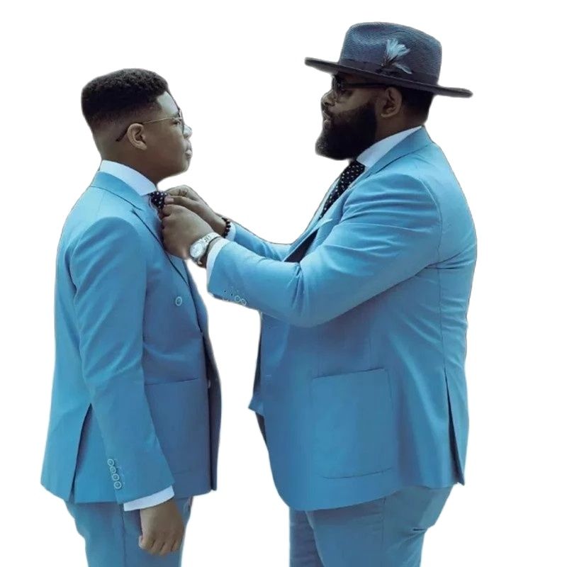 Venda quente céu azul pico lap - Men Formal Wear Sale avaliação e preço