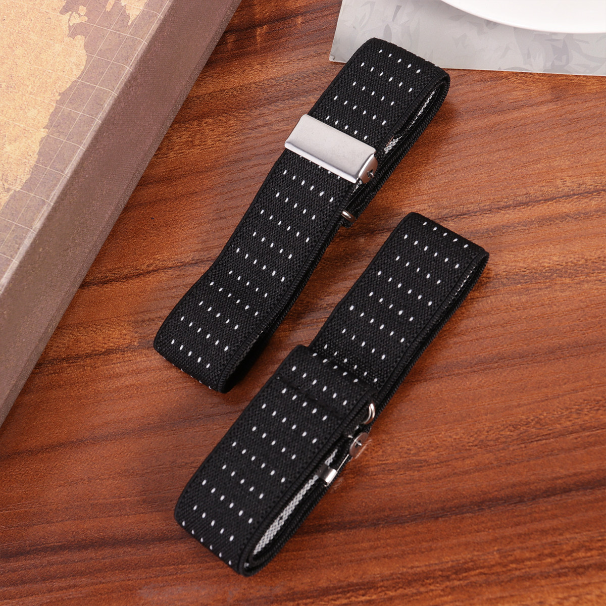 1 Par de Braçadeiras Antiderra - Men'S Formal Wear Belt avaliação e preço